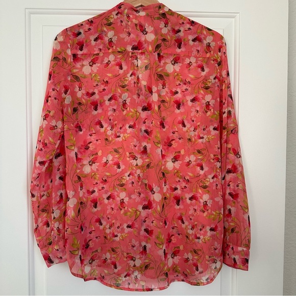 Kut from the Kloth Floral Sheer Blouse - Picture 2 of 5